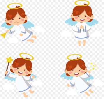 Angel Clip art - White cute little angel Angel Clip art - White cute little angel