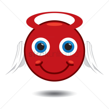 Angel smiley Angel smiley