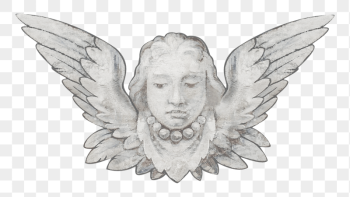 Angel statue png sticker, transparent | Free PNG - rawpixel