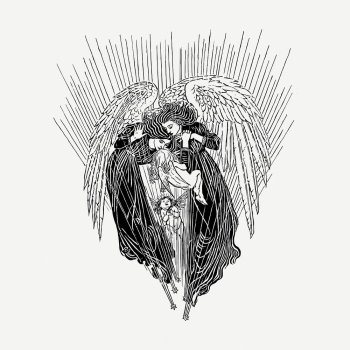 Angles drawing clipart, mythology illustration | Free PSD - rawpixel Angles drawing clipart, mythology illustration | Free PSD - rawpixel