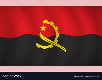 angola flag background