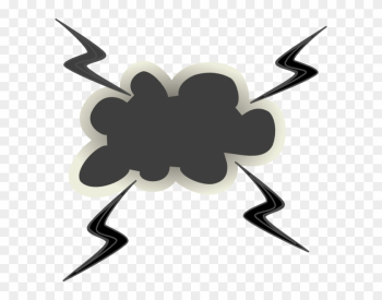 Angry Cloud With Lightening Bolts Clip Art - Angry Cloud Clipart Angry Cloud With Lightening Bolts Clip Art - Angry Cloud Clipart