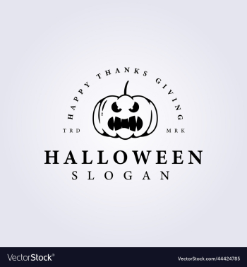 angry halloween pumpkin logo design angry halloween pumpkin logo design