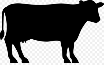 Angus cattle Beef cattle Silhouette Clip art - cow Angus cattle Beef cattle Silhouette Clip art - cow