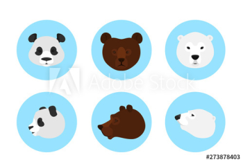 Animal head set Animal head set