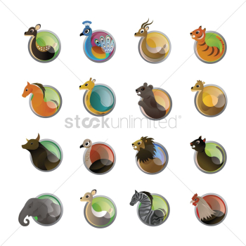 Animal icon set Animal icon set