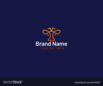animal logo design - line logo