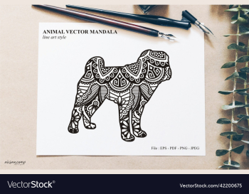 animal mandala line art style animal mandala line art style