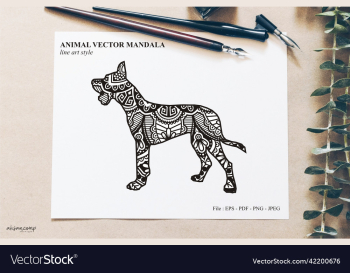 animal mandala line art style animal mandala line art style