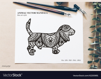 animal mandala line art style animal mandala line art style