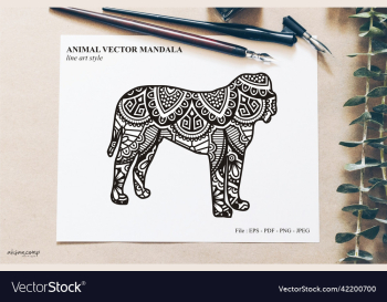 animal mandala line art style animal mandala line art style