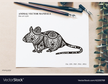 animal mandala line art style animal mandala line art style