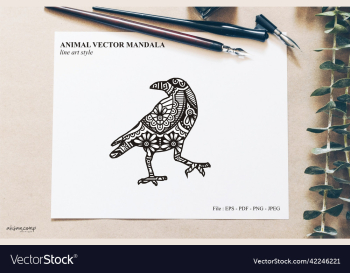 animal mandala line art style animal mandala line art style