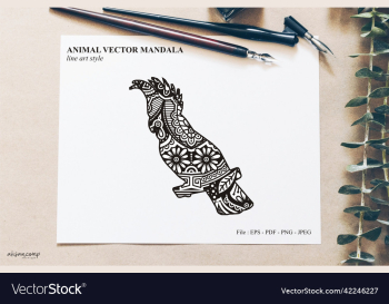 animal mandala line art style animal mandala line art style