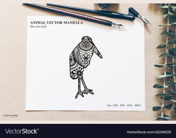 animal mandala line art style animal mandala line art style