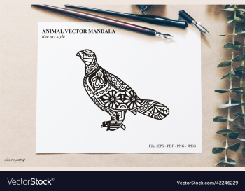 animal mandala line art style animal mandala line art style