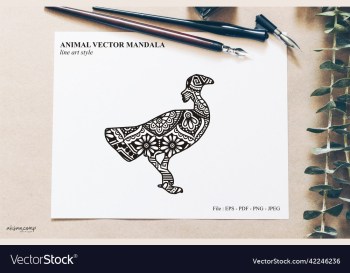animal mandala line art style animal mandala line art style