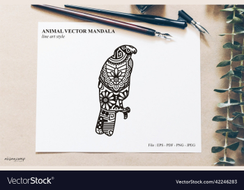 animal mandala line art style animal mandala line art style