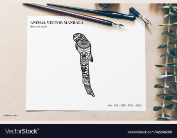 animal mandala line art style animal mandala line art style