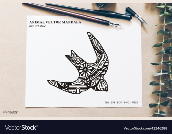 animal mandala line art style animal mandala line art style