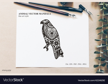 animal mandala line art style animal mandala line art style