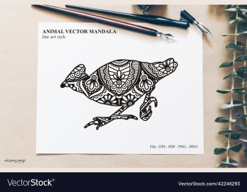 animal mandala line art style animal mandala line art style