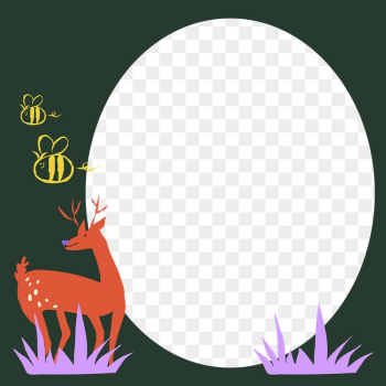 Animal, nature png doodle frame, | Free PNG - rawpixel