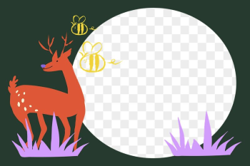 Animal, nature png doodle frame, | Free PNG - rawpixel