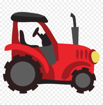 Animal Party Clip art - Red tractor Animal Party Clip art - Red tractor