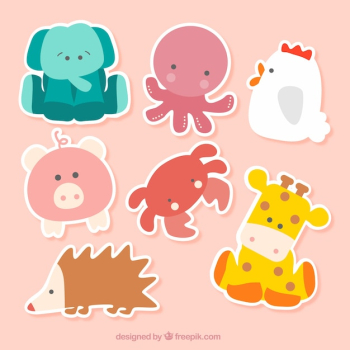 Animal stickers Animal stickers