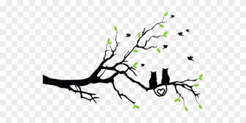 Animals, Birds, Cats, Feline, Love, Pet - Tree Print On Wall Animals, Birds, Cats, Feline, Love, Pet - Tree Print On Wall