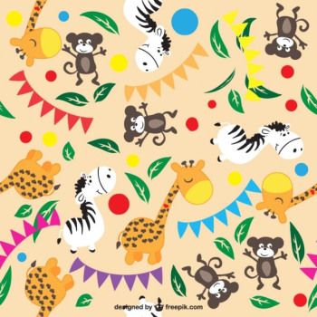 Animals seamless background Animals seamless background