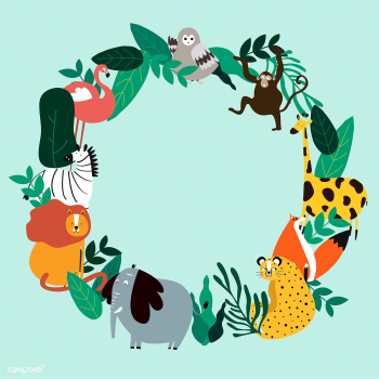 Animals theme template vector illustration | Free stock vector - 477023