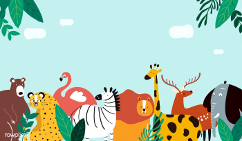 Animals theme template vector illustration | Free stock vector - 477101