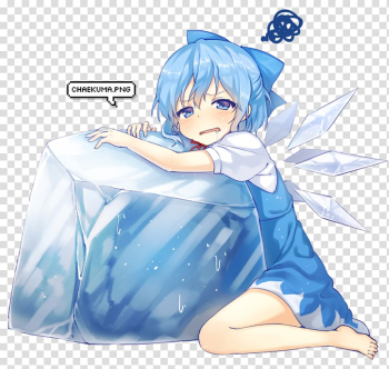 Anime Cirno Chibi Meme, Anime transparent background PNG clipart Anime Cirno Chibi Meme, Anime transparent background PNG clipart