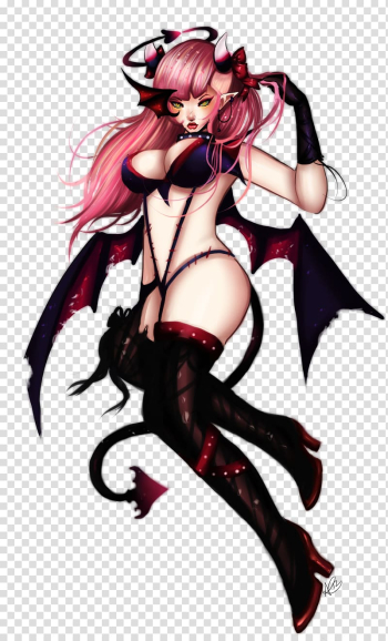 Anime Devil Demon Angel Art, devil transparent background PNG clipart Anime Devil Demon Angel Art, devil transparent background PNG clipart