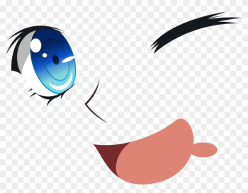 Anime Eyes And Mouth Png