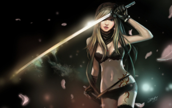 Anime Girl with Katana Anime Girl with Katana