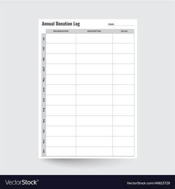annual donation tracker annual donation tracker