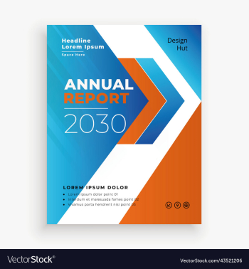 annual report cover page design templates