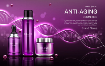 Anti aging cosmetics tubes and cream jar Free Vector Anti aging cosmetics tubes and cream jar Free Vector