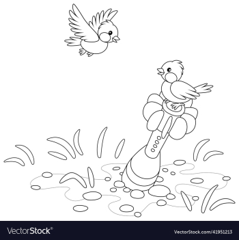 antiwar symbol with a mine and small birds antiwar symbol with a mine and small birds