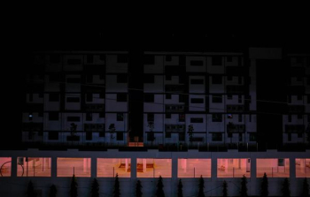 apartment building during nighttime apartment building during nighttime