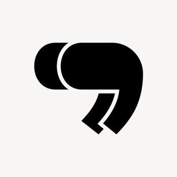 Apostrophe mark logo element, flat | Free Photo - rawpixel Apostrophe mark logo element, flat | Free Photo - rawpixel