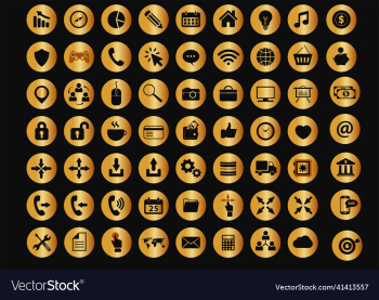app icons set gold app icons set gold