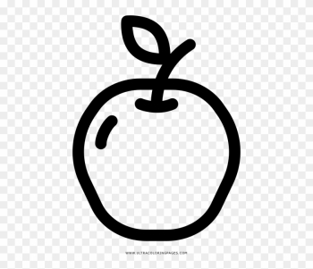 Apple Coloring Page - Food Apple Coloring Page - Food