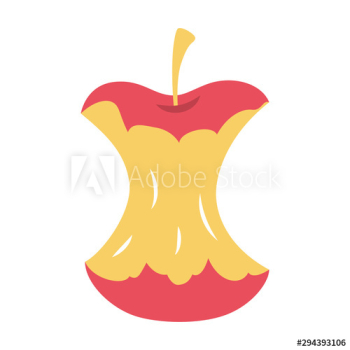 Apple core icon Apple core icon