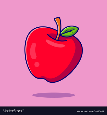 apple fruit cartoon icon apple fruit cartoon icon