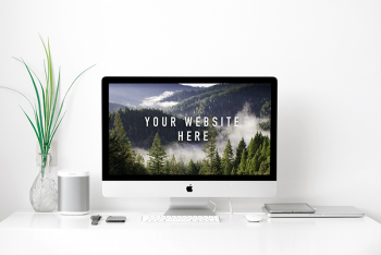 Apple iMac Mockup