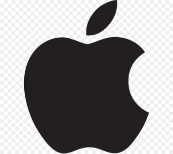 Apple Logo Scalable Vector Graphics Icon - Pure black apple logo material 